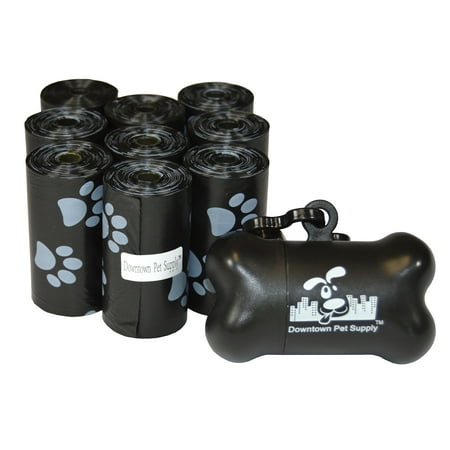 Pet Waste Bags, Dog Waste Bags, Bulk Poop Bags on a roll, Clean up poop bag refills  + FREE Bone