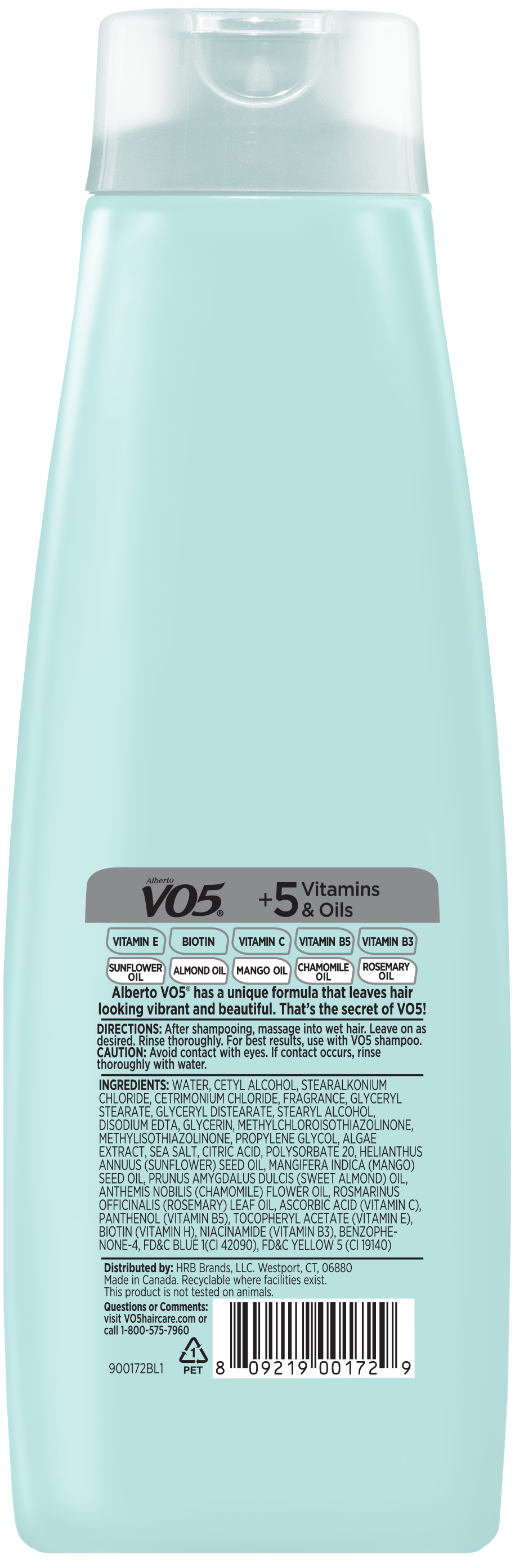 Alberto VO5 Ocean Refresh Revitalizing Conditioner with Sea Minerals, for All Hair Types, 16.9 fl oz - image 2 of 6