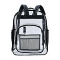 thumbnail image 1 of Mochila transparente resistente al agua jinwen mochilas claras Negro, 1 of 8
