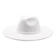 thumbnail image 5 of Sombrero de ala ancha, sombrero de copa, vestido de playa, cosplay, gorra de compromiso, mujeres, pesca, novia Blanco, 5 of 9