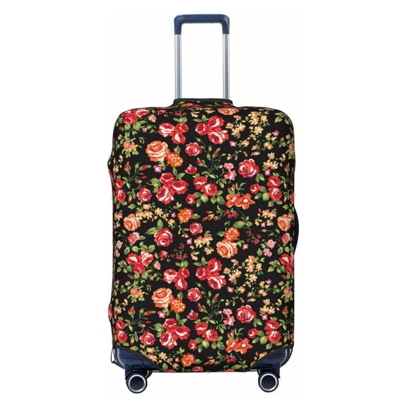 Xecao Rose Flowers print Elastic Luggage Cover, with double-sided print , is perfect for travel, business, and daily use