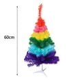 thumbnail image 3 of Mini Christmas Tree, Small Christmas Tree, 45 60cm White Tabletop Christmas Tree Set, Mini Christmas Tree Decoration for Tabletop Window Display Christmas Decoration Supplies, 3 of 7