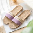 thumbnail image 3 of B91xZ Sandales à Plateforme pour Femmes Tongs Plates Confortables, Violet 6.5, 3 of 4