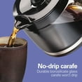 thumbnail image 3 of Hamilton Beach Compact Programmable Coffee Maker, 12 Cup, Black with Stainless, Model 46200, 3 of 8