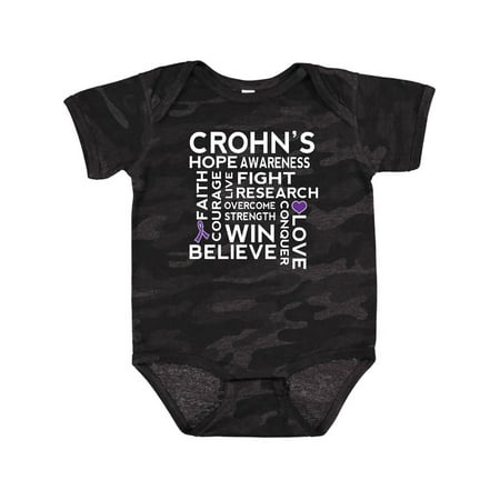 

Inktastic Crohns Disease Awareness Gift Baby Boy or Baby Girl Bodysuit
