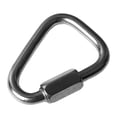 thumbnail image 2 of Steel Triangular Link Hook Stainless Steel 316 Screw Connection Quick Link  Locking Buckle For Climbing Camping Hiking, 2 of 8