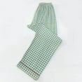 thumbnail image 2 of Loopsun Womens Pajama Pants, Women's Casual Cropped Pants Printed Home Clothing Pocket High Waist Comfortable Pants Green L, 2 of 3