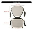 thumbnail image 2 of Inflatable with Back Support Adjustable Strap Canoes Backrest Universals Paddle Board ,Easy to Install, 2 of 5