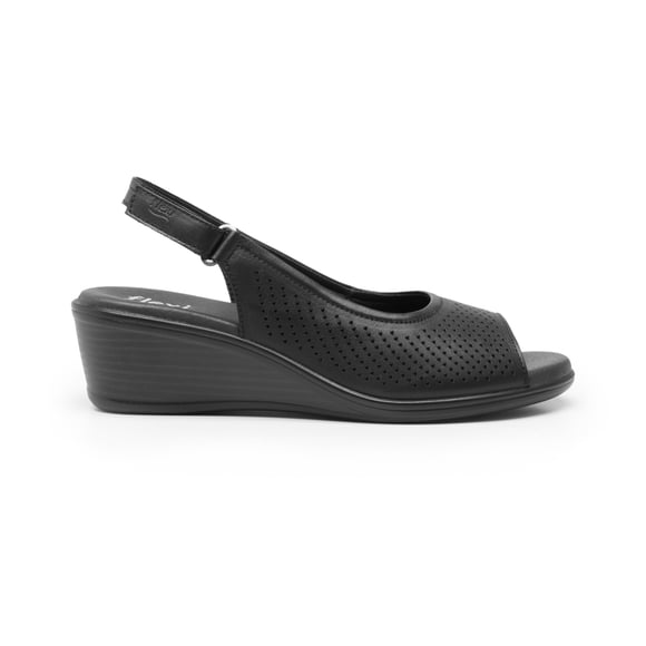 Sandalia Flexi para Mujer Estilo 123704 Negro