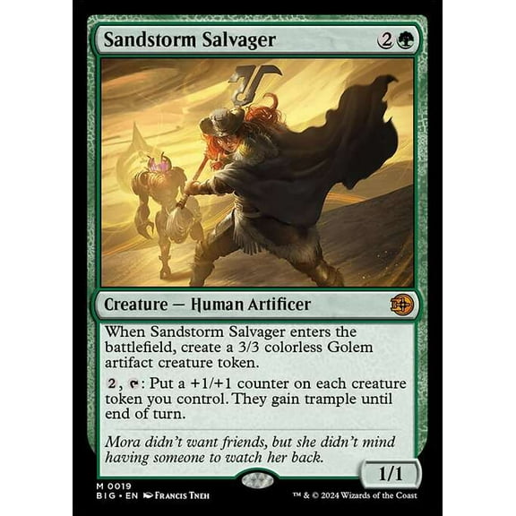 MtG Outlaws of Thunder Junction The Big Score Mythic Rare Sandstorm Salvager #19