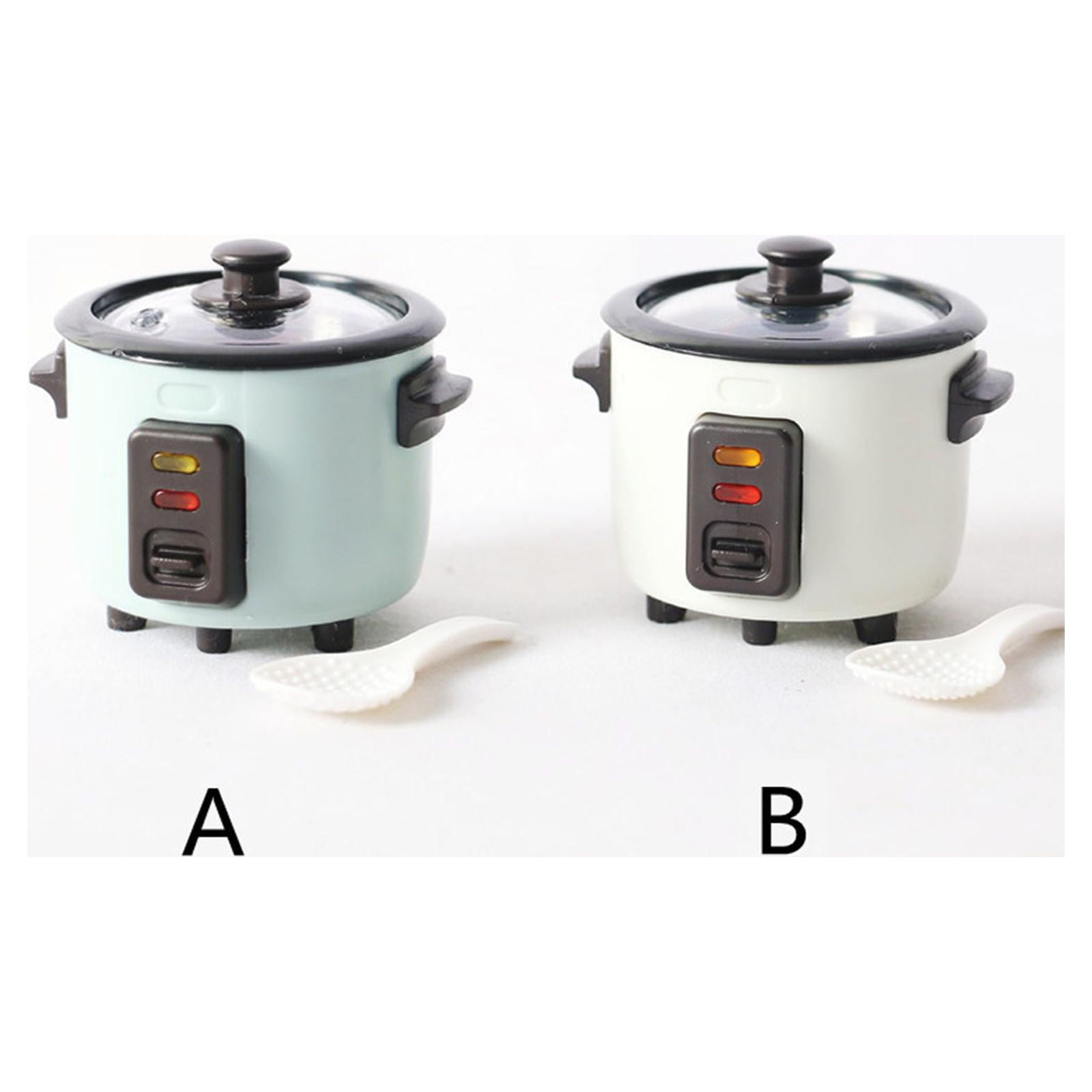 2 Pack Breakfast Machine and Rice Cooker Scene Supplies Ornaments