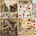 thumbnail image 4 of Retro Patterns Scrapbook Craft Paper Kit for Scrapbook Journaling Supplies, for Cardmaking Junk Journal Decorative Cardstock Background Decor Paper, 4 of 8