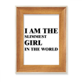 thumbnail image 1 of I AmThe Slimmest Girl Desktop Wooden Photo Frame Display Picture Art Painting Multiple Sets, 1 of 3