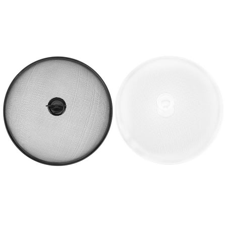 

2Pcs Stainless Food Covers Household Food Protective Covers Kitchen Dish Covers