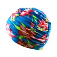 thumbnail image 1 of Gorro de baño de gran tamaño para mujer, para cabello largo y corto, para piscina, aguas termales, moda Joker, gorro de baño de tela con protección para los oídos, 1 of 4