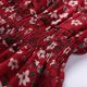 thumbnail image 2 of WILLBEST Vestidos Largos Casuales para Mujer Vestido Largo Playero Informal con Estampado Floral, Cuello En V y Manga Corta, Corte A Grande, 2 of 3