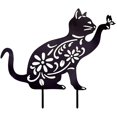 thumbnail image 1 of Figura de gato acrílico para jardín - Decoración exterior 2 piezas oso de fresa Electrónica, 1 of 5