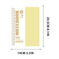thumbnail image 3 of MMJ A5 Thick Lined Notebook Vintage Hardcover Journal Coil Binding 5 Pack Writing Notepad Office Daily Diary Note Taking, 3 of 5
