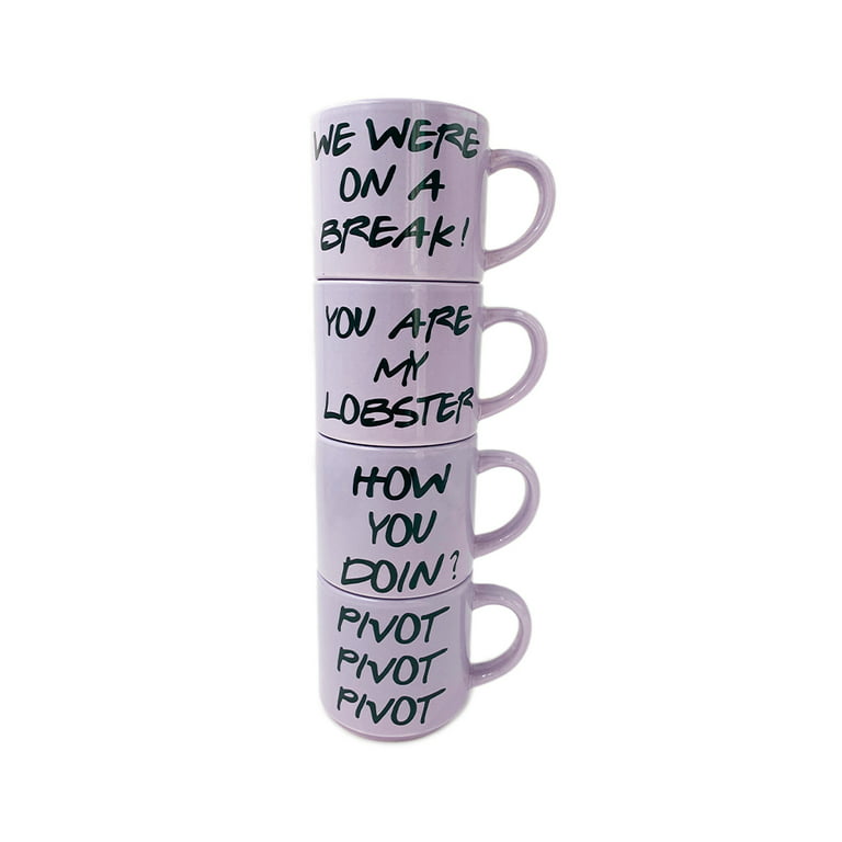 Joeyan Amber Glass Coffee Mugs Set of 2-10 oz Glass Stackable