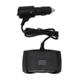 thumbnail image 2 of Adaptador de cargador de puertos USB dual multifuncional para encendedor de cigarrillos de coche de 120 W para dispositivos móviles, 2 of 5