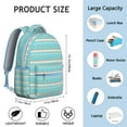 thumbnail image 6 of Vintage Bohemian Backpack for College - Ethnic Design, 17" Laptop Pocket | Durable & Spacious, Perfect for School & Travel, 6 of 6