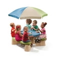 thumbnail image 2 of Step2 Naturally Playful Picnic Table with Removable Umbrella for Kids, 2 of 4
