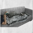 thumbnail image 6 of Letter D Soft Flannel Fleece Throw Blanket, Alphabet D Letter Reference to Someone's Name Symbolic Character Education Art, Cozy Plush for Indoor and Outdoor Use, 50" x 70", Black Grey, by Ambesonne, 6 of 6