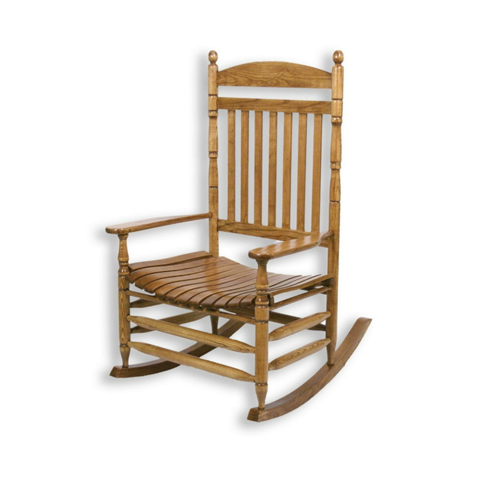 Hinkle Cumberland 1250 Slat Back Wood Patio Rocking Chair
