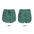 thumbnail image 6 of Uemuo Green Christmas Pattern Women's Athletic Shorts High Waisted Running Shorts with Liner Pockets Gym Elastic Workout Shorts-XX-Large, 6 of 9