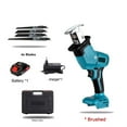 thumbnail image 2 of 3600W 12000SPM Brushless Cordless Electric Reciprocating Saw Variable Speed Metal Wood Cutter Tool, 2 of 7