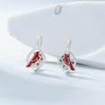 thumbnail image 2 of DOLIOX Cardinal/Frog/Ladybug Earrings 925 Sterling Silver Animal Earrings,Leverback Jewelry Gifts for Your Own Friends and Family, 2 of 10