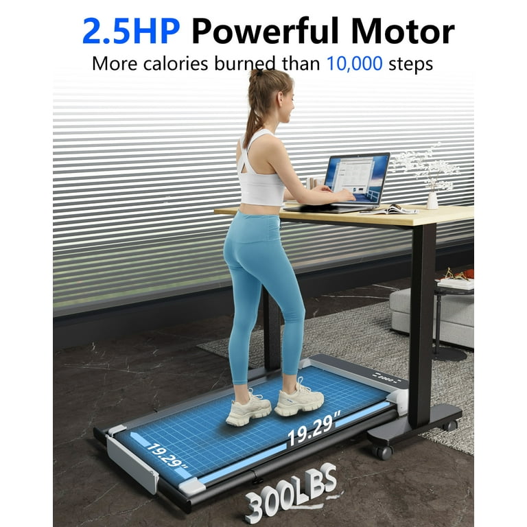 JURITS Portable Walking Pad Treadmill with 2.5HP Motor, LED JURITS Portable Walking Pad Treadmill with 2.5HP Motor, LED