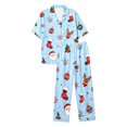 thumbnail image 6 of TGPMGRZ Women's Christmas Pajamas Set Long Sleeve Comfort Fit Matching Set, 6 of 7