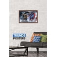 thumbnail image 2 of Marvel - Captain America - The Winter Soldier - Shield Wall Poster, 14.725" x 22.375", Framed, 2 of 3