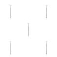 thumbnail image 1 of Langgg Model Railway Lamp Micro-Landscape Outdoor Scenery Layout Mini-Size LED Metal Lamppost Miniature Ladder Streetlights Silver (Warm Light) 5Set, 1 of 6