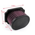 thumbnail image 2 of High Flow Replacement Air Filter For Yamaha MT-07 MT 07 689 2014-2016, 2 of 5