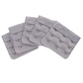 thumbnail image 2 of 5pcs Elastic Bra Strap Extension Bra Extenders 3x 3 Hook Brown Gray, 2 of 8