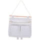 thumbnail image 1 of Wall Mounted Sundries Storage Bag Wall Hanging Storage Bag Multi Functional Door Organizer White Color 1Set, 1 of 4
