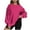 Hot Pink##1, variant on Jsaierl Sweatshirt for Women Loose Fit Solid Color Sweatshirts Crewneck Holiday Sweater Tops Trendy Long Sleeve Blouses Womens Sweatshirts Under $10