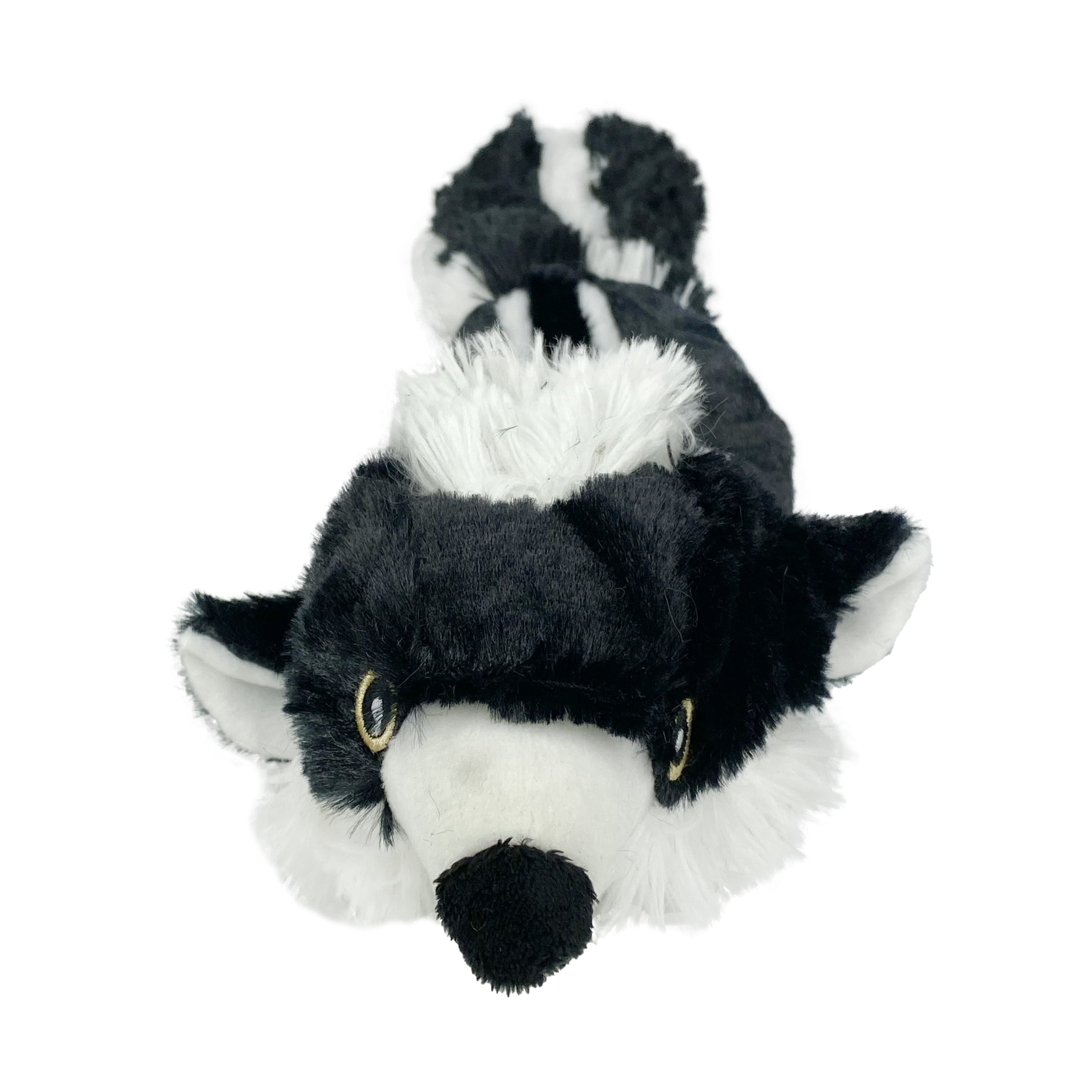 Vibrant Life Stuffing Free Skunk Dog Toy with Squeaky Ball, 20 inches