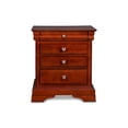 thumbnail image 3 of Pemberly Row Solid Wood Engineered Wood Nightstand in Cherry, 3 of 7
