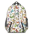 thumbnail image 3 of Colorful Butterfly Collection Pattern Cute School Backpack Bag with Padded Back and Adjustable Shoulder Straps 16.9 X 12.6 X 5.9 Inches, 3 of 5
