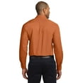 thumbnail image 2 of Port Authority TLS608 Mens Long Sleeve Easy Care Shirt, Texas Orange - 3XL Tall, 2 of 6