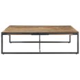 thumbnail image 2 of vidaXL Coffee Table 140x140x40 cm Rough Mango Wood, 2 of 4