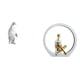 thumbnail image 1 of Escultura De Niña Pingüino, Figura Coleccionable, Artesanía, Adorno Decorativo, Estatua De Animal De Resina, Centro De Mesa Para Mujer, Dormitorio, Regalo Para Lectores, Estantería, Granja,, 1 of 8