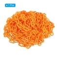 thumbnail image 3 of Unique Bargains 0.2' Diameter 49Ft Length Plastic Chain Barrier, Safety Link Chain Stanchion for Crowd Control, Orange, 3 of 6