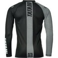 thumbnail image 2 of Tatami Fightwear Essential 3.0 Long Sleeve Rashguard - Small - Black/White, 2 of 6