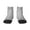 1 Black, variant on Silver Mosaic Pattern Quarter Crew Socks,Toe Seamed Ankle Socks,Cotton Cushioned Breathable Athletic Crew Sports Socks