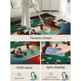 thumbnail image 5 of Abstract Animal Area Rug for Bedroom 5x7 Ft Dog In The Room Playing Poker Games Super Soft fuzzy Throw Rug Non-Slip Fluffy Plush Indoor Floor Carpet for Living Room Nursery Home Decor, 5 of 8