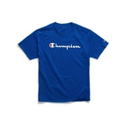 Champion Mens and Big Mens Script Logo Classic Jersey Graphic Tee Shirt, Sizes S-2XL